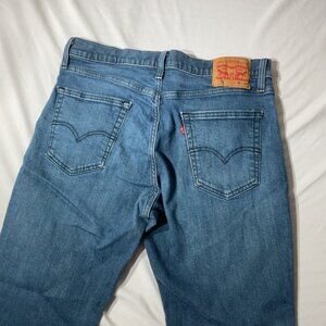 Levis Mens 511 Slim Fit Blue Denim Jeans W34 L32 Cotton Stretch